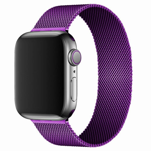 SALE Purple Milanese Loop For Apple Watch Band