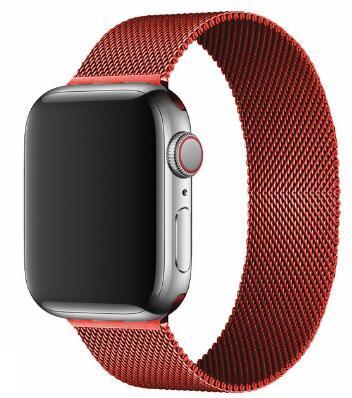 SALE Red Milanese Loop For Apple Watch Band