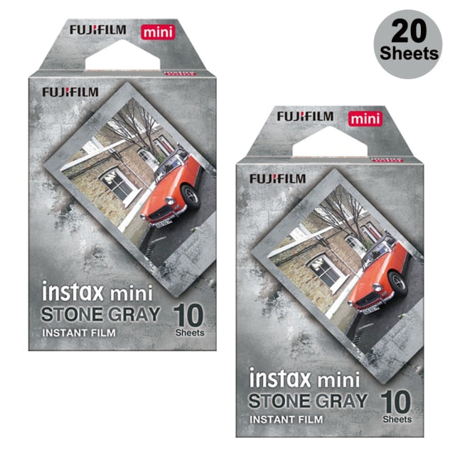 SALE FujiFilm Instax Mini Films - Stone Gray Design