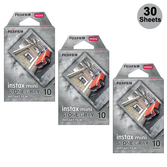 SALE FujiFilm Instax Mini Films - Stone Gray Design