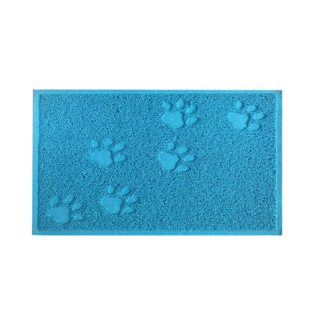 Light Blue Pet Food Bowl Placemat On Sale