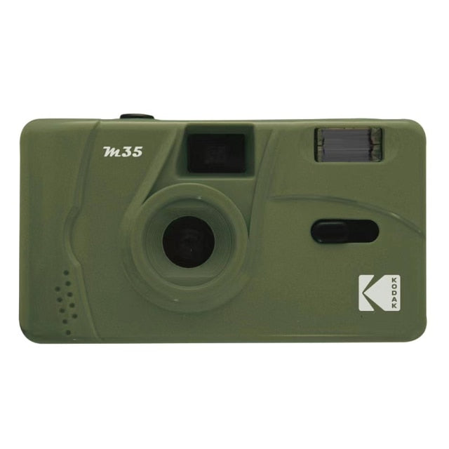 KODAK Vintage Retro M35 Reusable Olive Green Film Camera On Sale