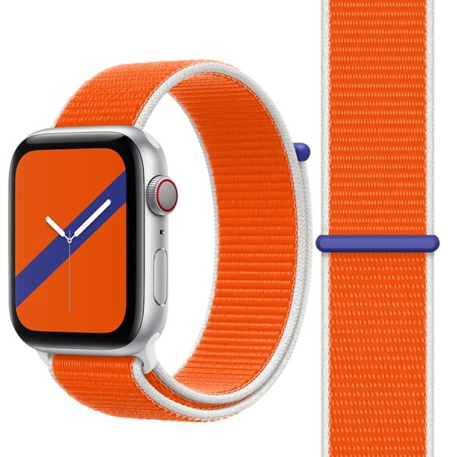 Netherlands World Flag Nylon Watch Straps Collection For Apple Watch 38mm, 40mm, 42mm, 44 mm On Sale