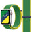 Brazil World Flag Nylon Watch Straps Collection For Apple Watch 38mm, 40mm, 42mm, 44 mm On Sale