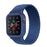 Tempered Glass iWatch Case And Atlantic Blue Braided Solo Loop Apple Watch Bracelet  On Sale