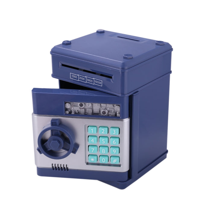 Navy Blue Portable Money Box On Sale