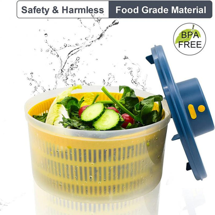 Electric Salad Spinner and Vegetable Dryer USB Rechargeable, Quick-Dry Kitchen Essential On Sale