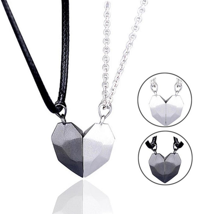 Magnetic Matching Heart Necklaces On Sale