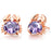 Purple CZ Crab Stud Earrings On Sale