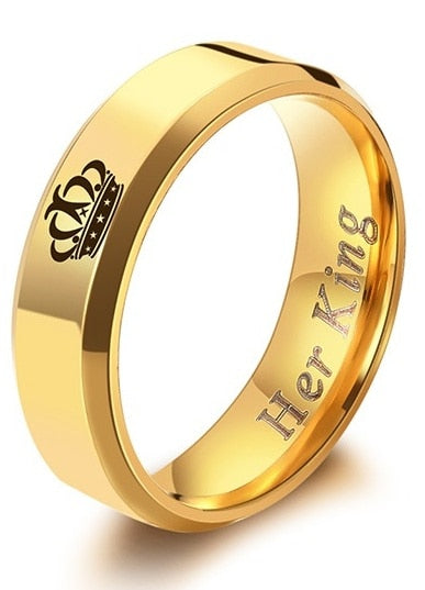 Her King & His Queen Couples' Rings On Sale