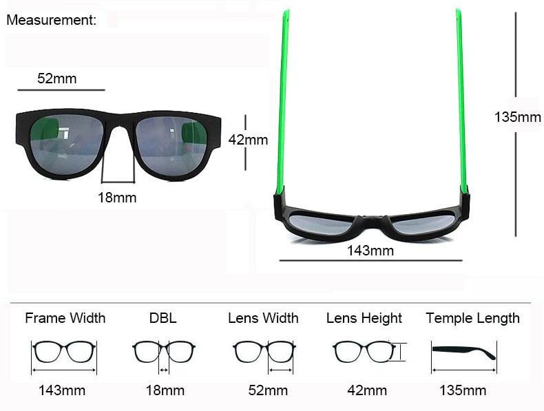 Size: Polarized Shapeable Wristband Sunglasses 