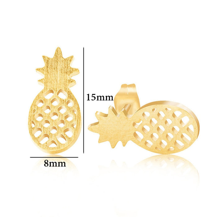 Size: Pineapple Stud Earrings 